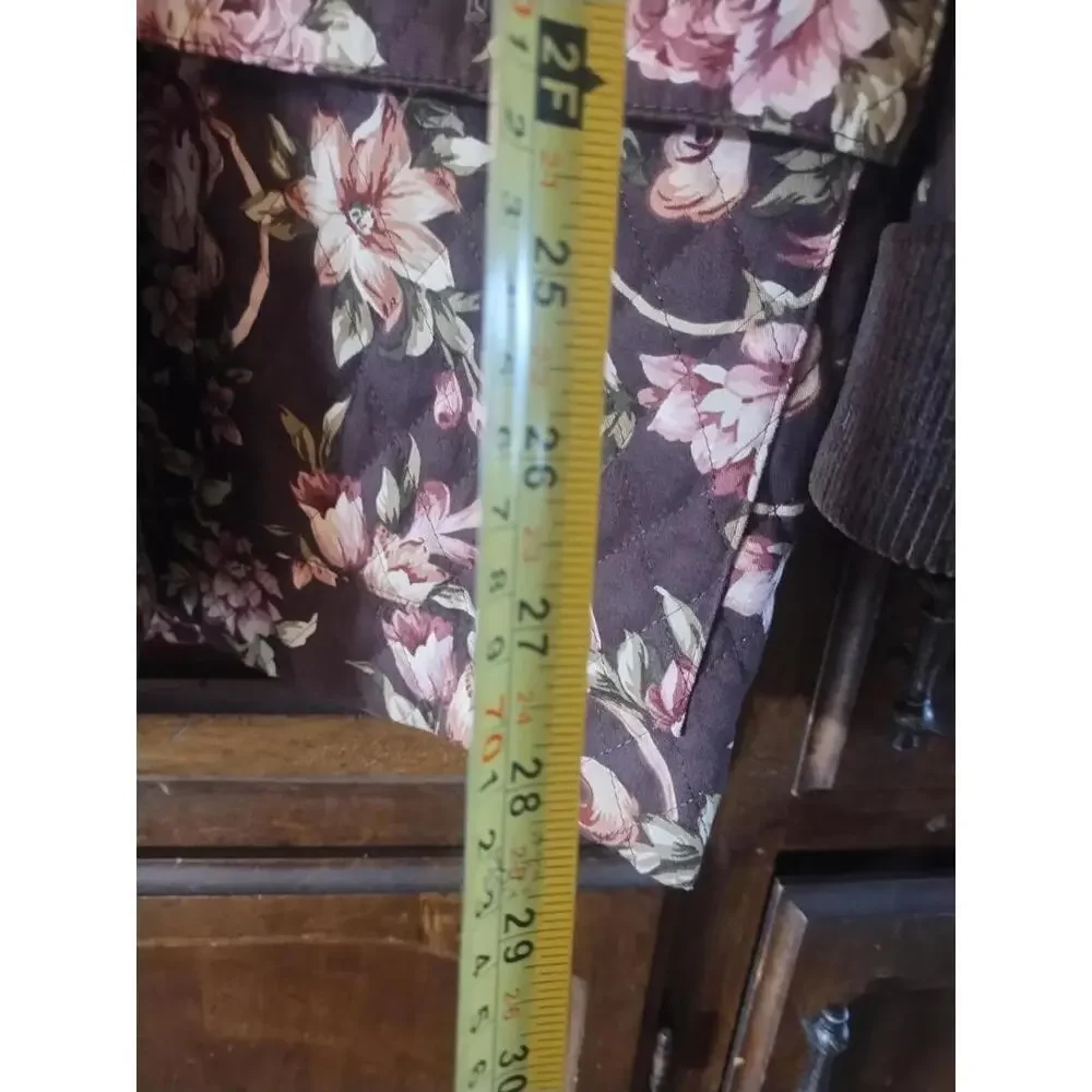 Portraits by Northern Isles Vintage Floral Print jacket size medium - Picture 6 of 7